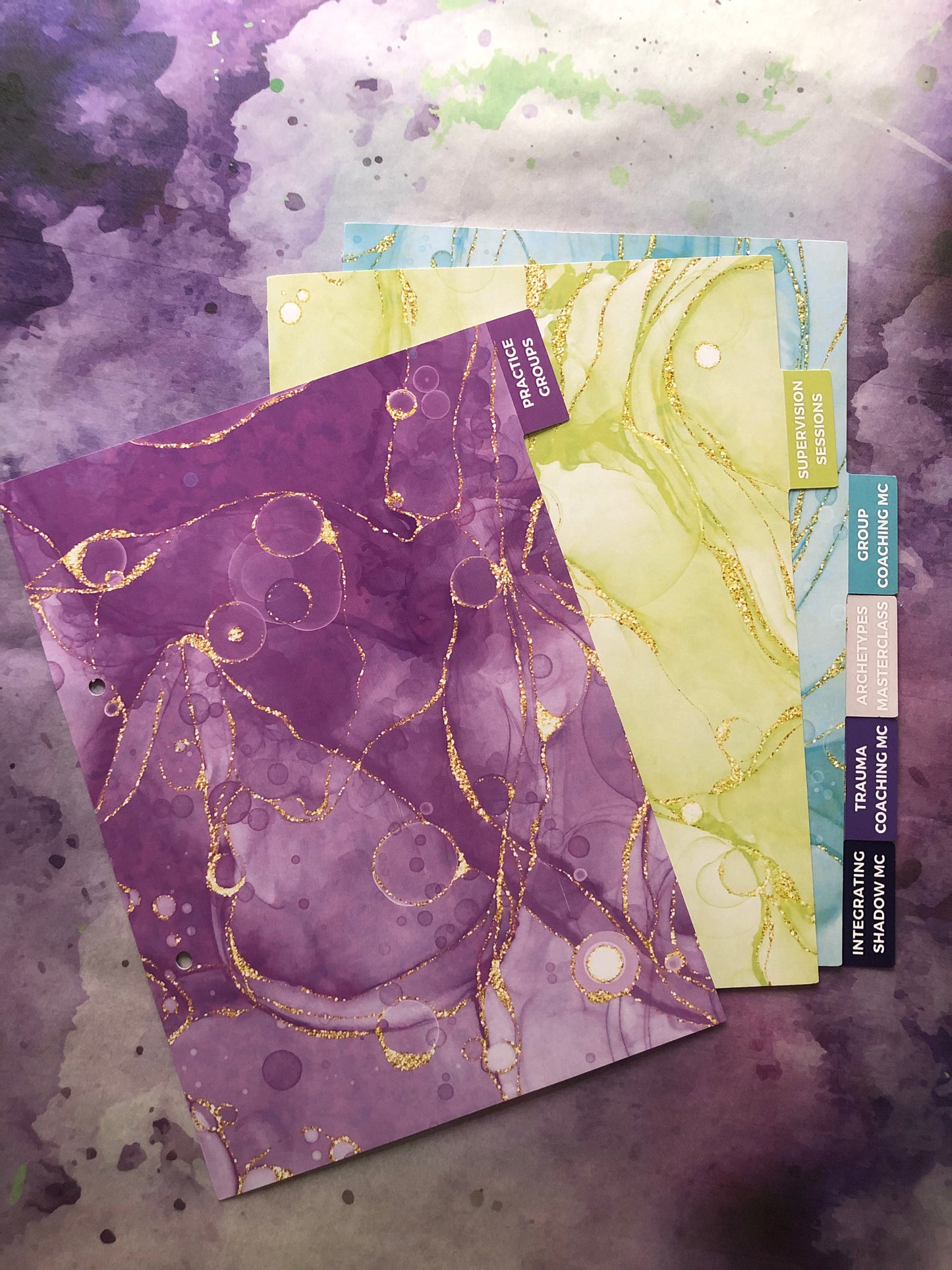 LightWalker file dividers for CPD attendees