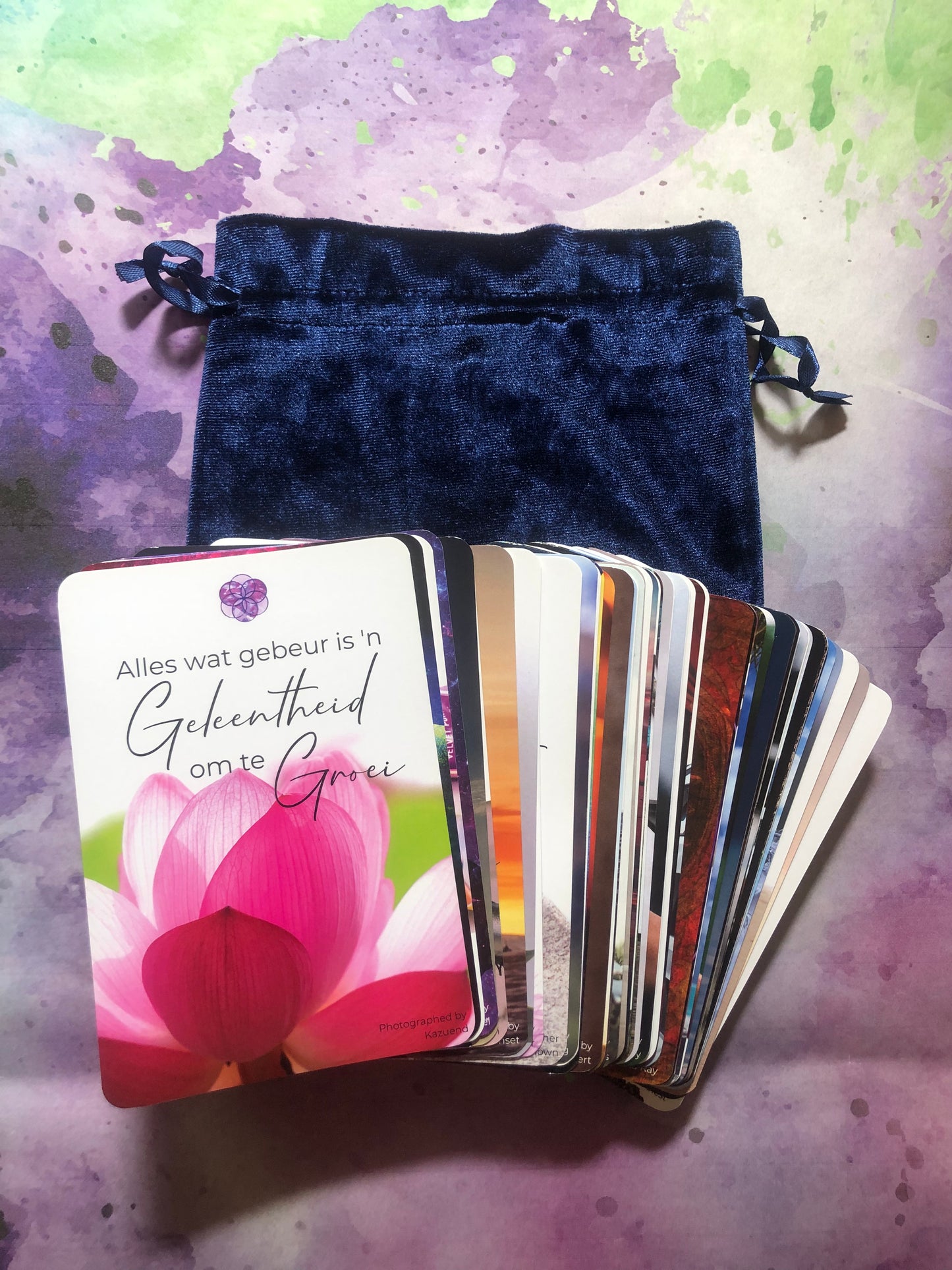 LightWalker oracle cards : A5, Afrikaans version in a bag