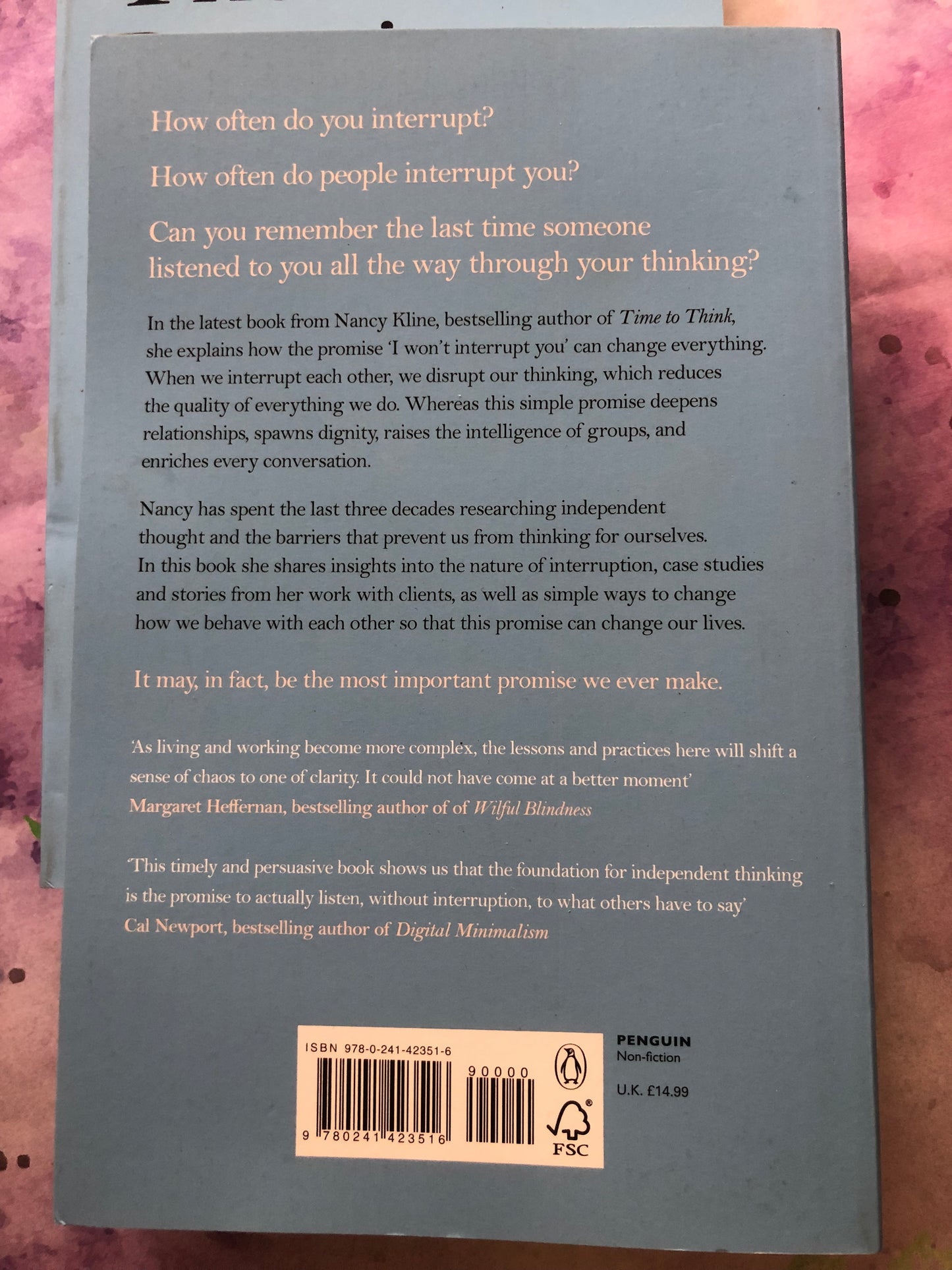 The Promise that Changes Everything, author Nancy Kline