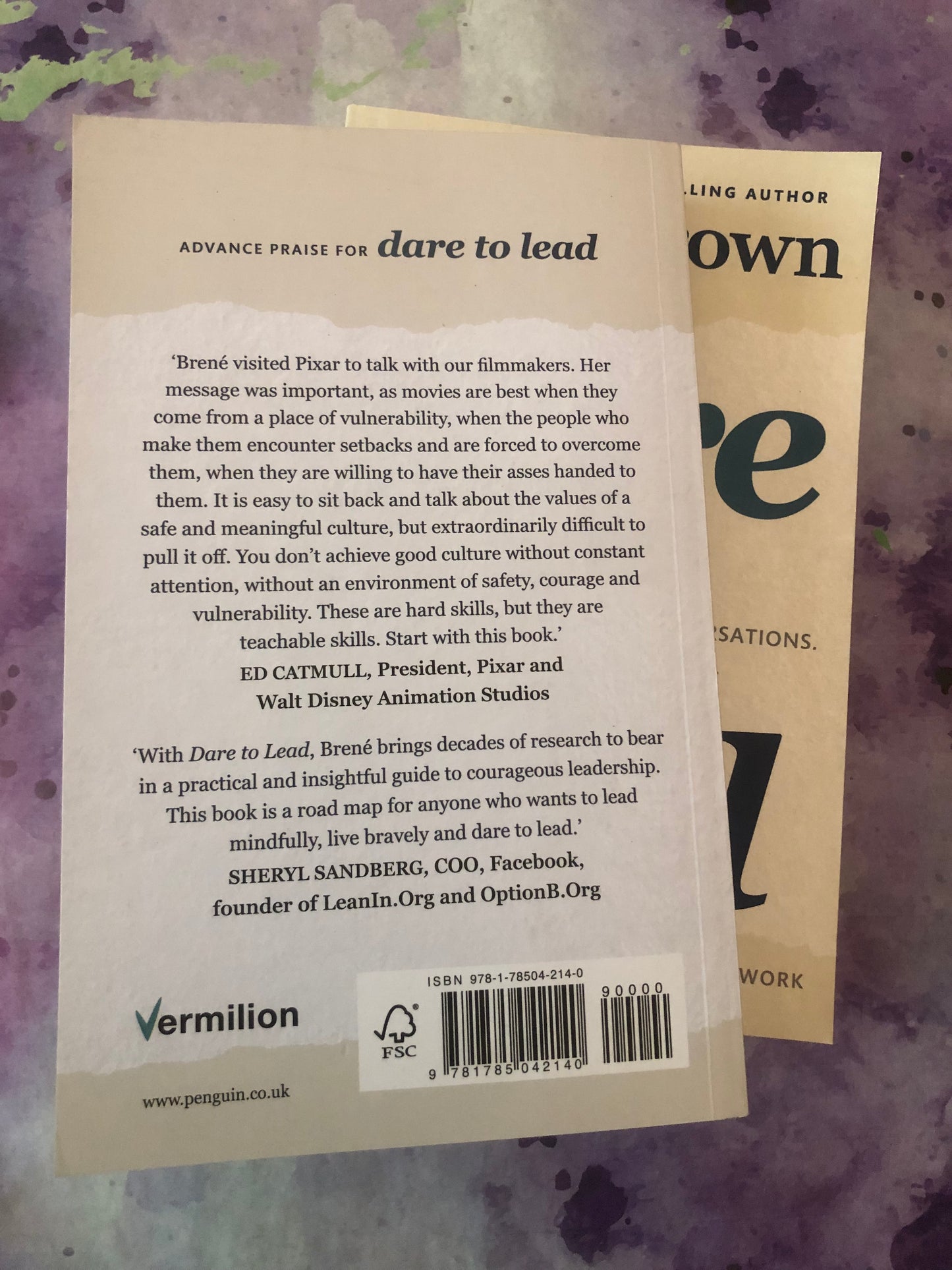 Dare to Lead, author Brene Brown