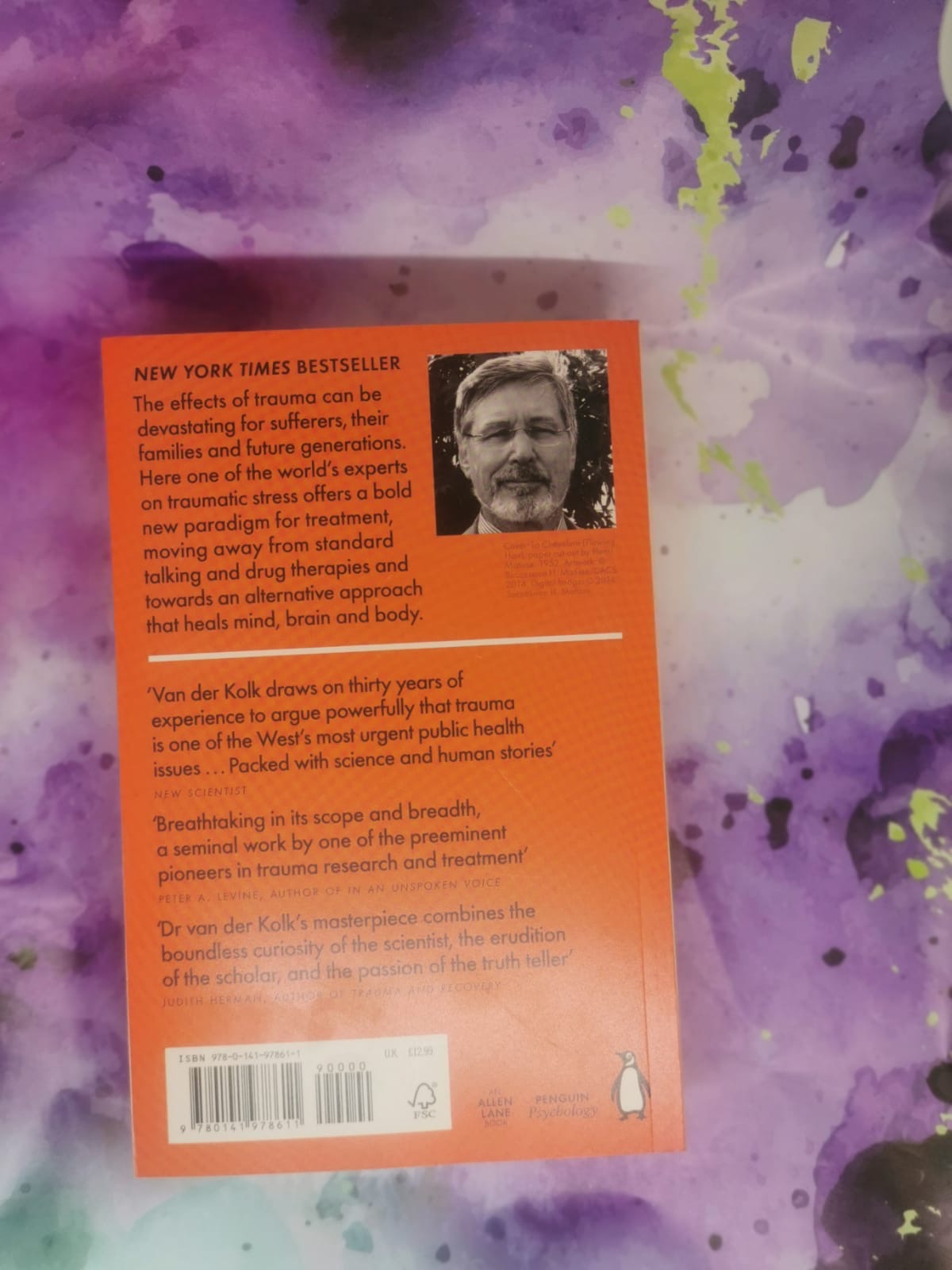 The Body Keeps Score, author Bessel Van Der Kolk