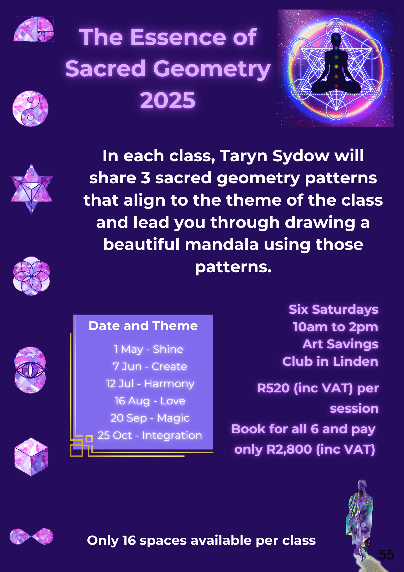 The Essence of Sacred Geometry 2025, hosted in Linden, Johannesburg