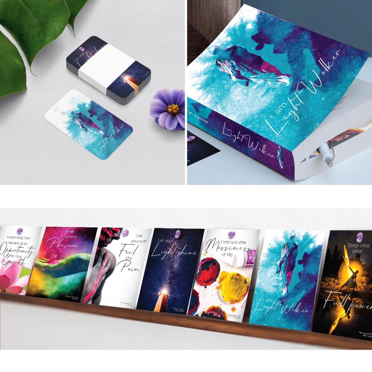 LightWalker oracle cards & journal in a wooden box : A6, English version