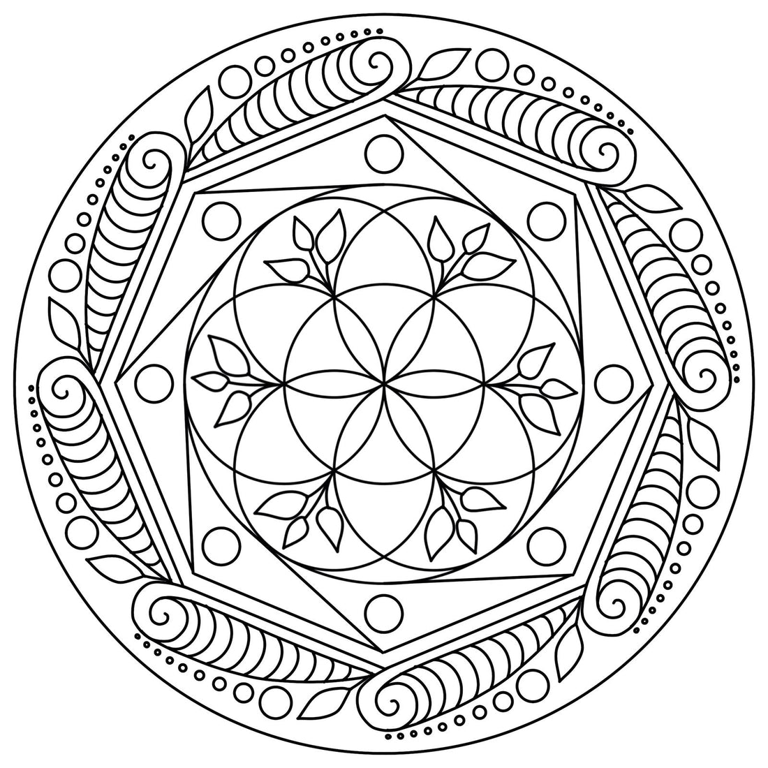 Mandala two : for you to use as you contemplate your own power in your vulnerability.&nbsp;