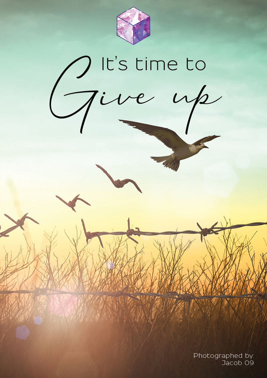 I wanted to give up on what I wanted...