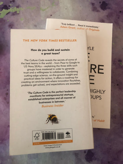 The Culture Code, the secrets of highly successful groups, author Daniel Coyle