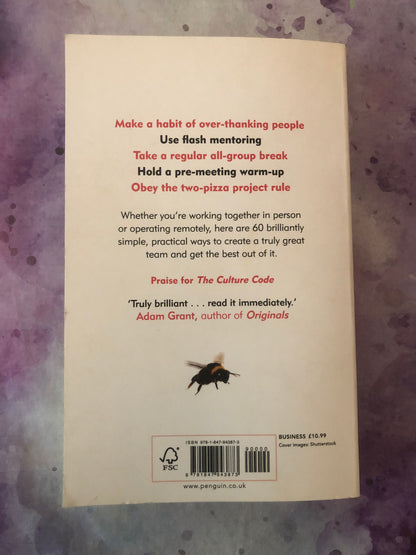The Culture Playbook, author Daniel Coyle