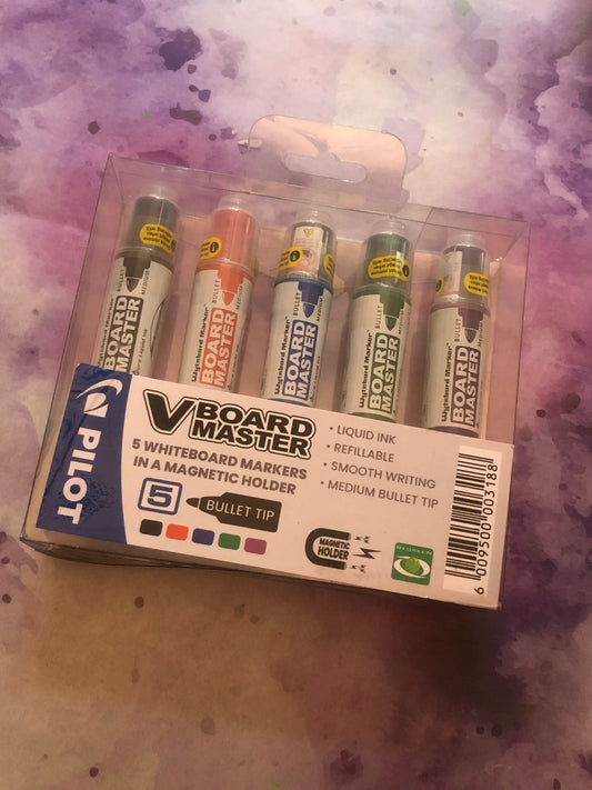V Board Master white board marker set