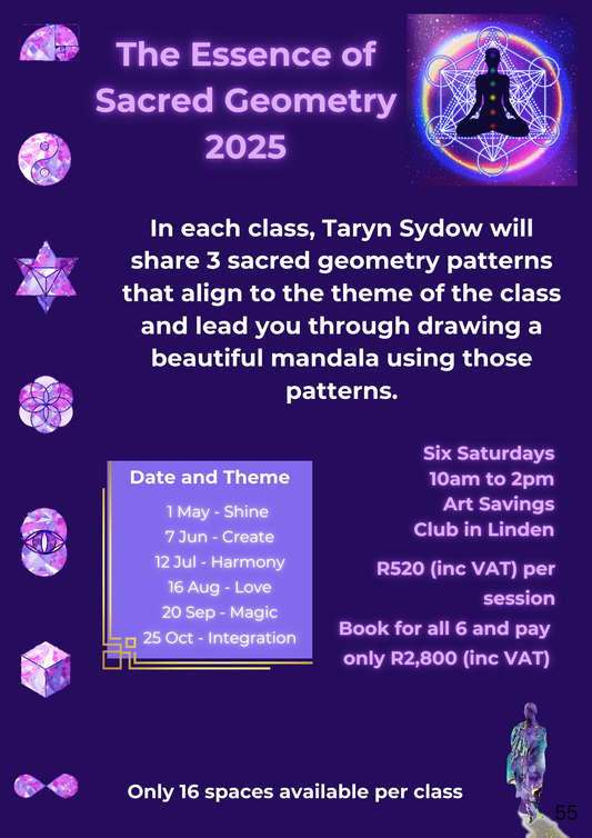 The Essence of Sacred Geometry 2025, hosted in Linden, Johannesburg