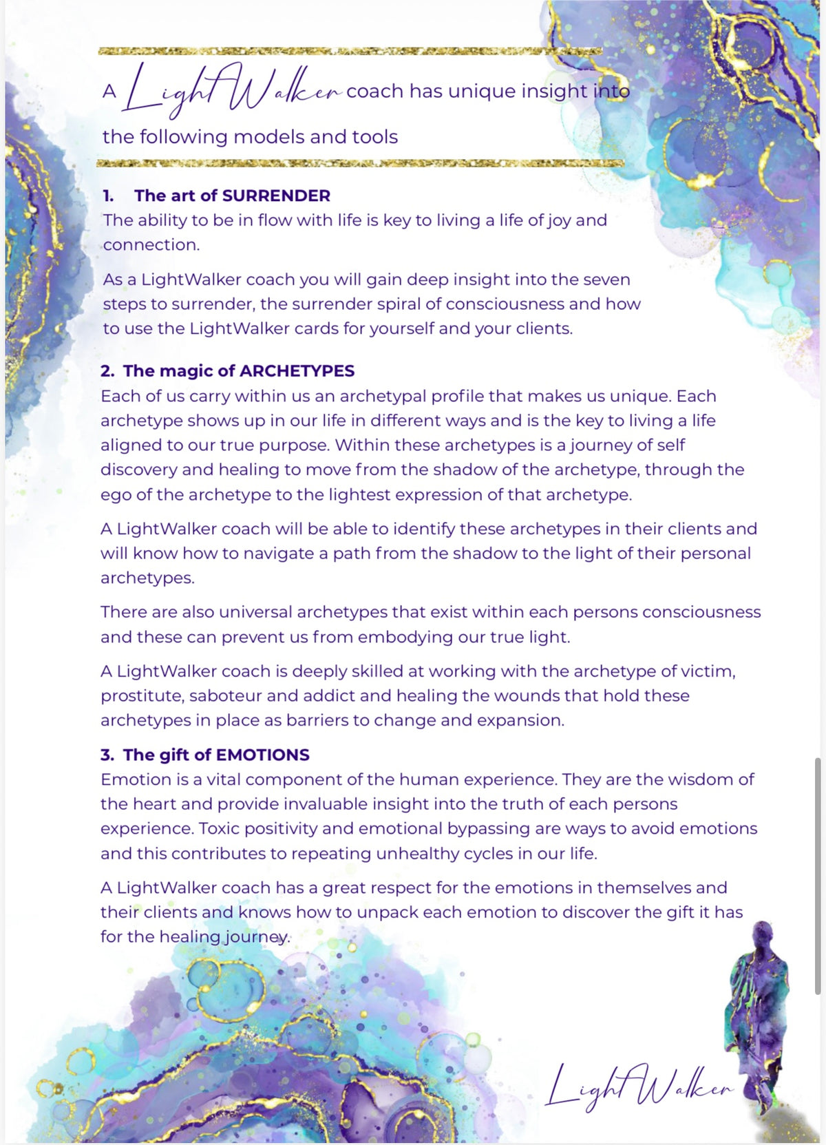 Accredited LightWalker Coaching programme 2027 INFORMATION